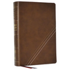 Kjv, Word Study Reference Bible, Leathersoft, Brown, Red Letter, Thumb Indexed, Comfort Print: 2,000 Keywords That Unlock the Meaning of the Bible - Imitation Leather