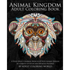 Animal Kingdom: Adult Coloring Book: A Huge Adult Coloring Book of 60 Wild Animal Designs in a Variety of Styles and Detailed Patterns - Paperback