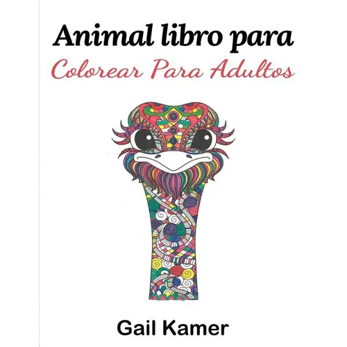 Animal Libro Para Colorear Para Adultos - Paperback