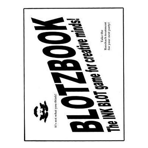 Blotzbook: The INK BLOT game for creative minds! - Paperback