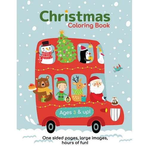 Christmas Coloring Book for Kids Ages 3-6! - Paperback