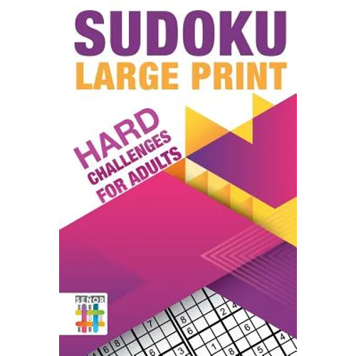 Sudoku Large Print Hard Challenges for Adults - Paperback