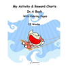 My Activity & Reward Charts In A Book With Coloring Pages (15 Weeks) - Paperback