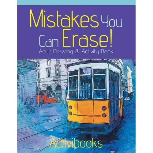 Mistakes You Can Erase! Adult Drawing & Activity Book - Paperback