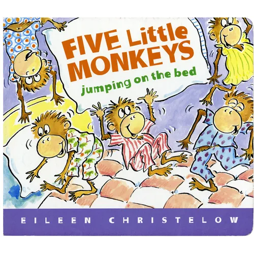 Five Little Monkeys Jumping on the Bed Lap - Board Book