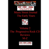 Music Street Journal: The Early Years Volume 2 - The Progressive Rock CD ReviewsM-Z - Paperback