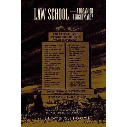 Law School-A Dream-Or a Nightmare? - Paperback