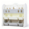 Kids Bookshelf and Toy Storage Organizer with 6 Bins