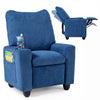 Kids Recliner Sofa with Adjustable Footrest and Cup Holder