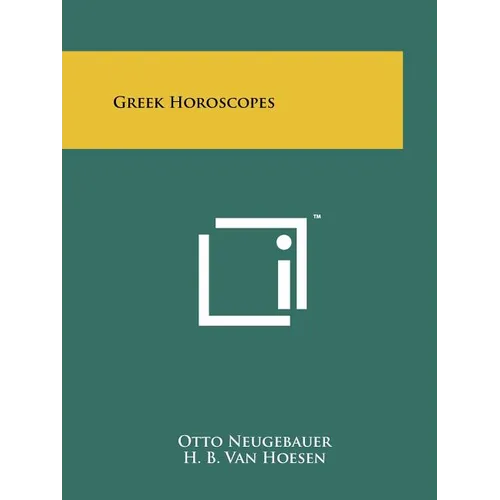 Greek Horoscopes - Paperback