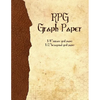 RPG Graph Paper: 1/4-inch Grid & 1/2-inch Hexagonal Grid Paper for Map-Drawing - Paperback