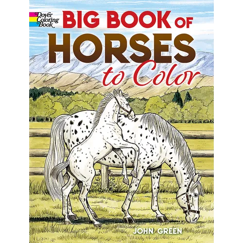 Big Book of Horses to Color - Paperback