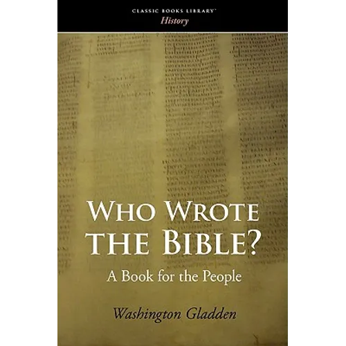 Who Wrote the Bible? - Paperback