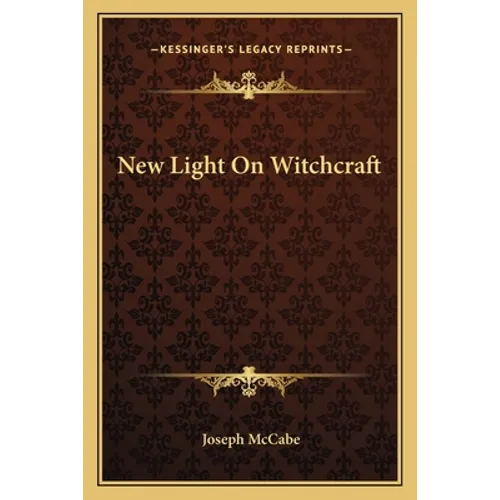 New Light On Witchcraft - Paperback