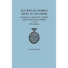 Sixteen Hundred Lines to Pilgrims. Lineage Book III, National Society of the Sons and Daughters of the Pilgrims [Originally Published in 1982] - Paperback