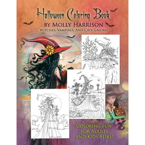 Halloween Coloring Book: by Molly Harrison - Paperback