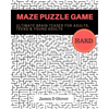 Maze Puzzle Game: 50 Ultimate Brain Training Maze for Adults, Teens and Young Adults - Paperback