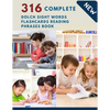 316 Complete Dolch Sight Words Flashcards Reading Phrases Book: Remember vocabulary children need to know and read first words learning kids. Full fla - Paperback