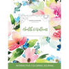 Adult Coloring Journal: Health & Wellness (Mythical Illustrations, Pastel Floral) - Paperback