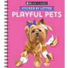 Brain Games - Sticker by Letter: Playful Pets (Sticker Puzzles - Kids Activity Book) - Spiral