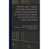 Notes and Tables On Organization and Establishment of the Spanish Army in the Peninsula and Colonies - Hardcover
