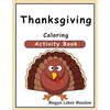 Thanksgiving Coloring Activity Book - Paperback