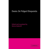 Dante: de Vulgari Eloquentia - Hardcover
