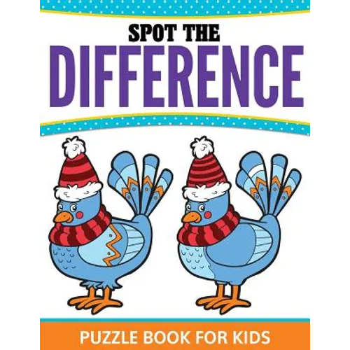 Spot The Difference Puzzle Book For Kids - Paperback