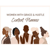 Women With Grace & Hustle Content Planner - Paperback
