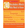 240 Vocabulary Words Kids Need to Know: Grade 6 - Paperback