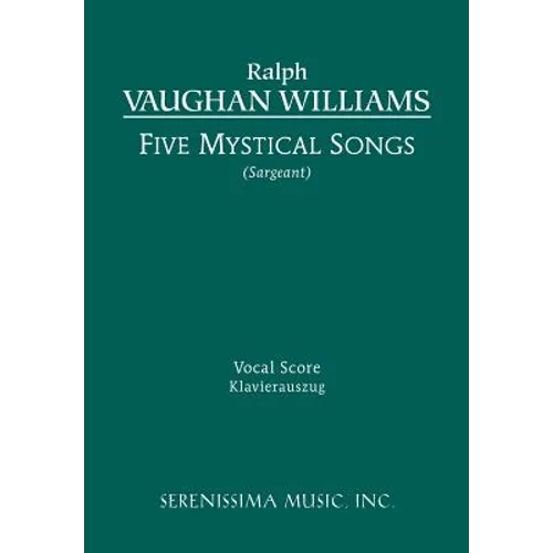 Five Mystical Songs: Vocal score - Paperback