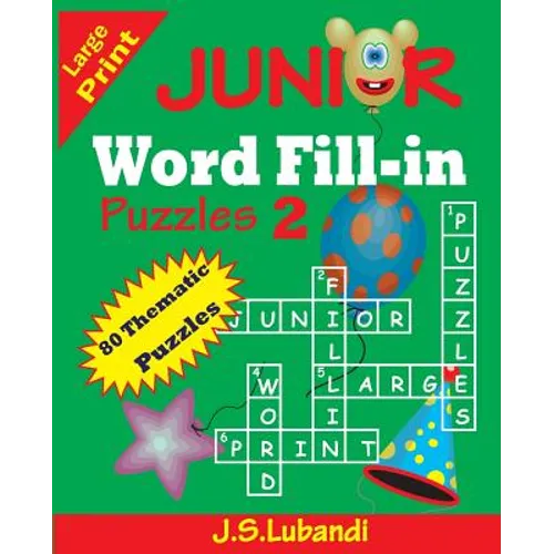 JUNIOR Word Fill-in Puzzles 2 - Paperback