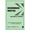 Discriminant Analysis - Paperback