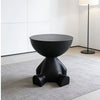 Bear Side Table with Storage – Modern Animal Shaped Nightstand End Table for Bedroom Living Room Patio