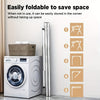 Extendable 48.4"-78.7" Folding Laundry Rack Indoor Outdoor Clothes Dryer