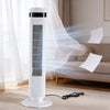 Tower Fan Bladeless 5 Speeds 4 Modes 64° Oscillating Quiet Remote 12H Timer