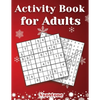 Activity Book for Adults: 200 Fun Sudoku Puzzles and Word Search for Grown Ups with Solutions - Large Print - Christmas Edition - Paperback