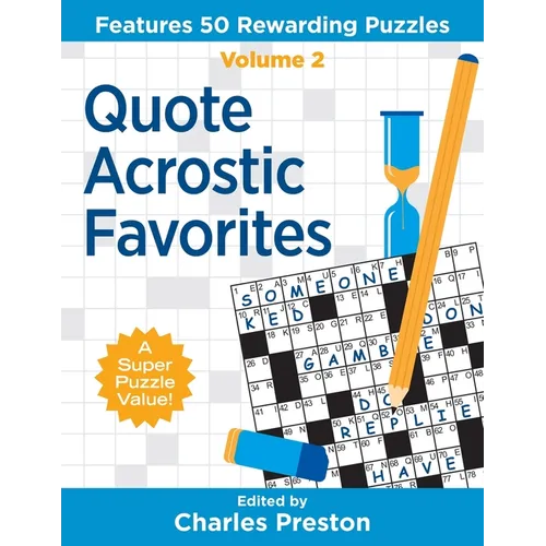 Quote Acrostic Favorites: Features 50 Rewarding Puzzles - Paperback