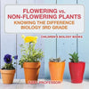 Flowering vs. Non-Flowering Plants: Knowing the Difference - Biology 3rd Grade Children's Biology Books - Paperback
