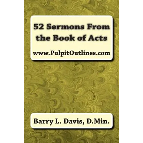 52 Sermons From the Book of Acts - Paperback