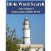 Bible Word Search Acts Volume 3: King James Version Extra Large Jumbo Print - Paperback