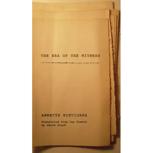 The Era of the Witness - Paperback