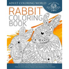 Rabbit Coloring Book: An Adult Coloring Book of 40 Zentangle Rabbit Designs with Henna, Paisley and Mandala Style Patterns - Paperback