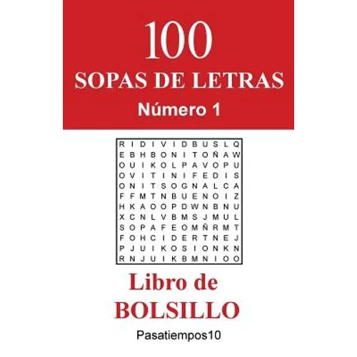 100 Sopas de letras Libro de Bolsillo - N. 1 - Paperback