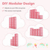 13-Cube Modular Kids Wardrobe with Hanging Rod and Shelves