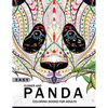 Easy Flower and Panda Coloring book for Adults: An Adult coloring Book - Paperback