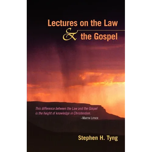 Lectures on the Law and the Gospel - Paperback