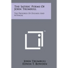 The Satiric Poems Of John Trumbull: The Progress Of Dulness And M'Fingal - Paperback