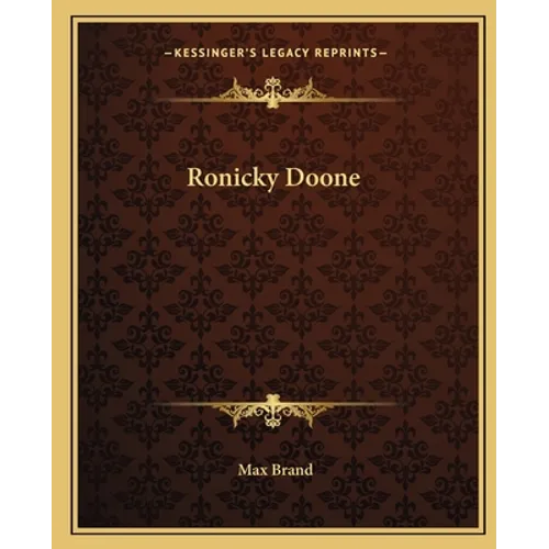 Ronicky Doone - Paperback