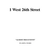 1 West 26th Street: Almost True Events - Paperback